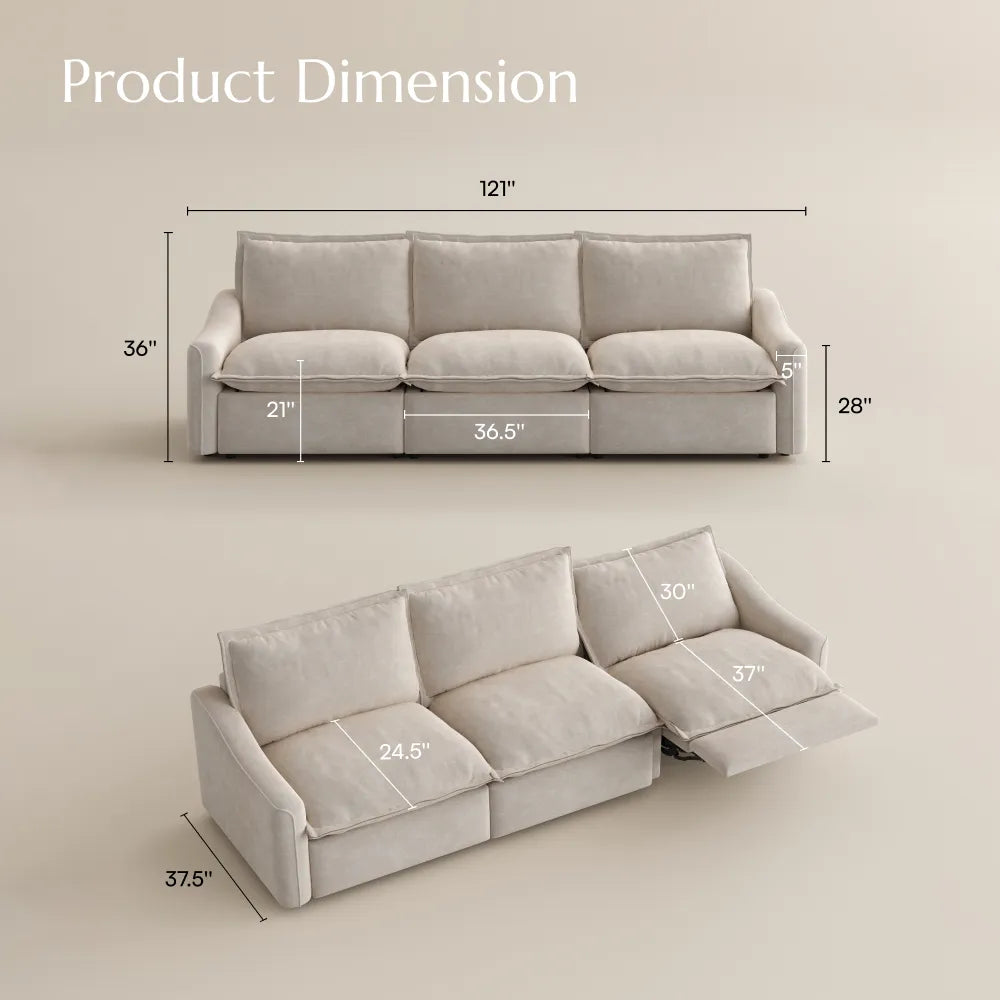 Ergopals-Power Reclining Sofa