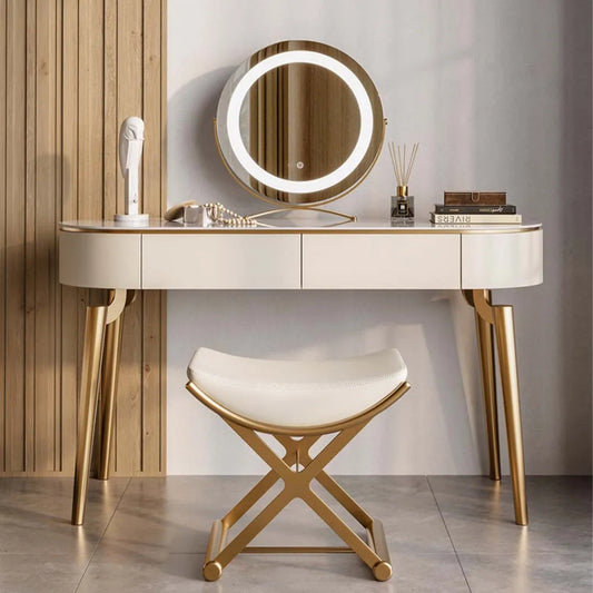 47.24" Modern Makeup Vanity Table Set