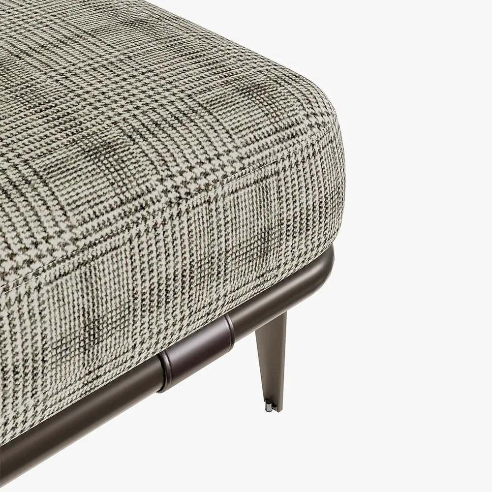 25.98" Modern Minimalist Grid Accent Chair