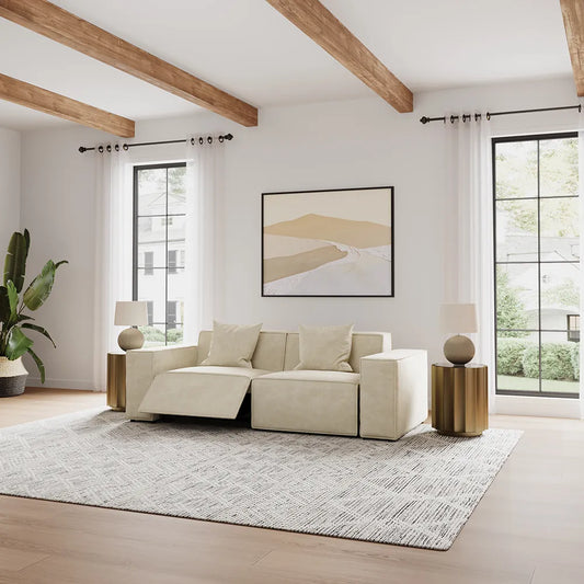 84.27'' Minimalist Power Recliner Sofa Pro