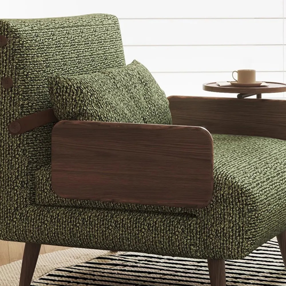 Chaise d'appoint pliante verte de 35,43 pouces