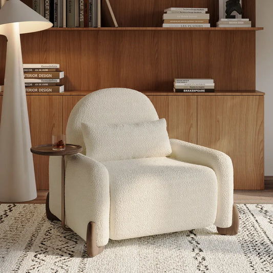 3-in-1 Convertible Sofa Bed with Manual Recliner & Side Tray