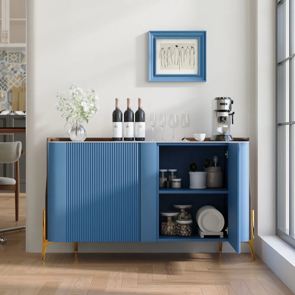 57'' Modern Storage Cabinet with Pandora Sintered Stone Top