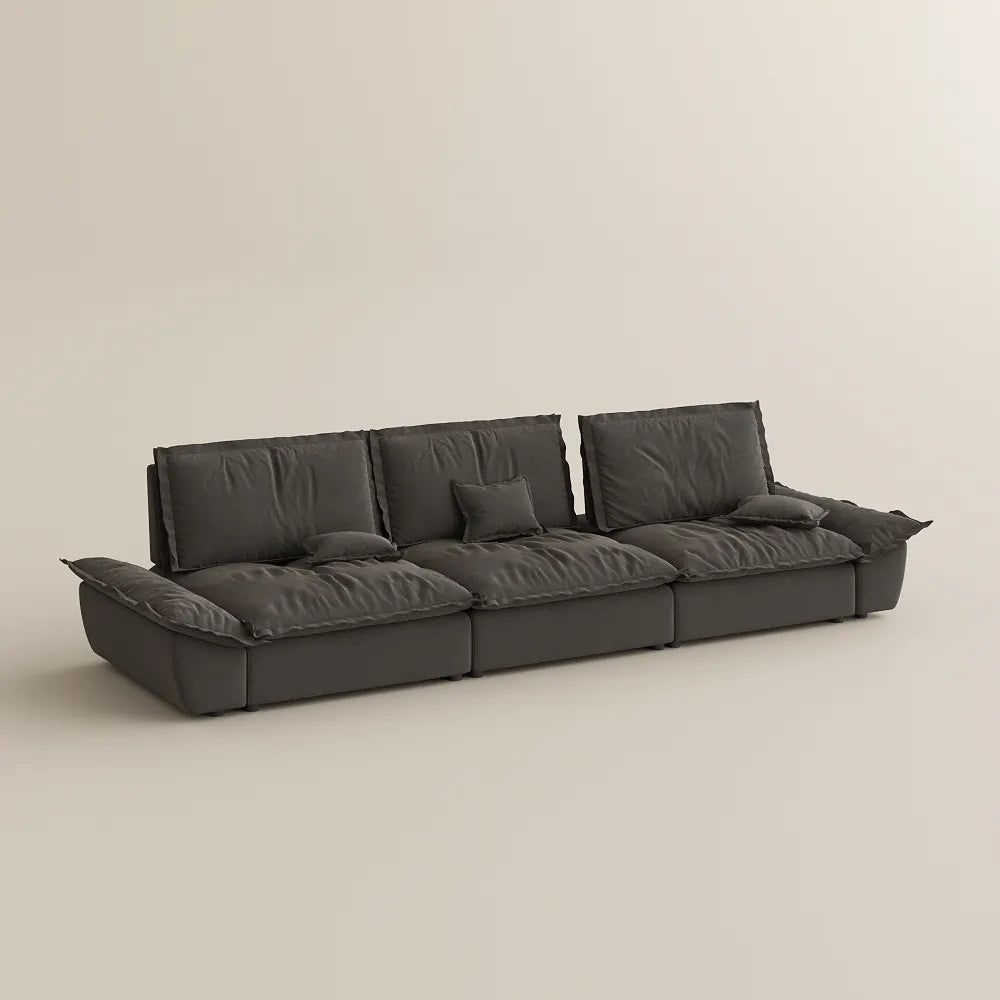 141.73" Sailboat Deep Sofa with Adjustable Backrest