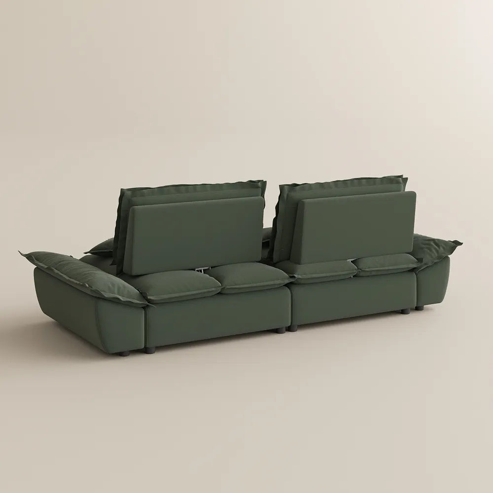 104.33" Sailboat Deep Sofa with Adjustable Backrest