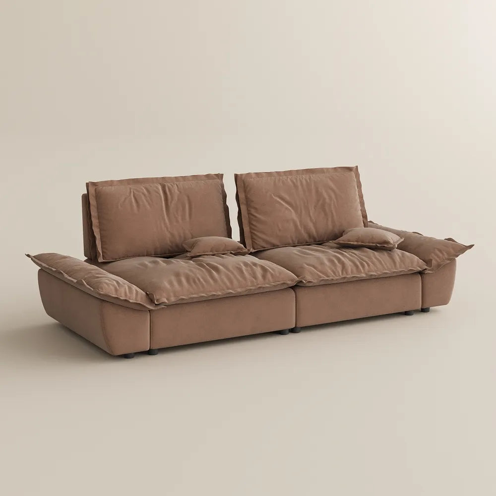 104.33" Sailboat Deep Sofa with Adjustable Backrest