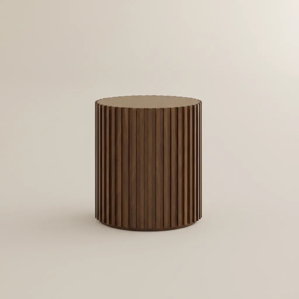 Silva-20" Fluted Round End Table