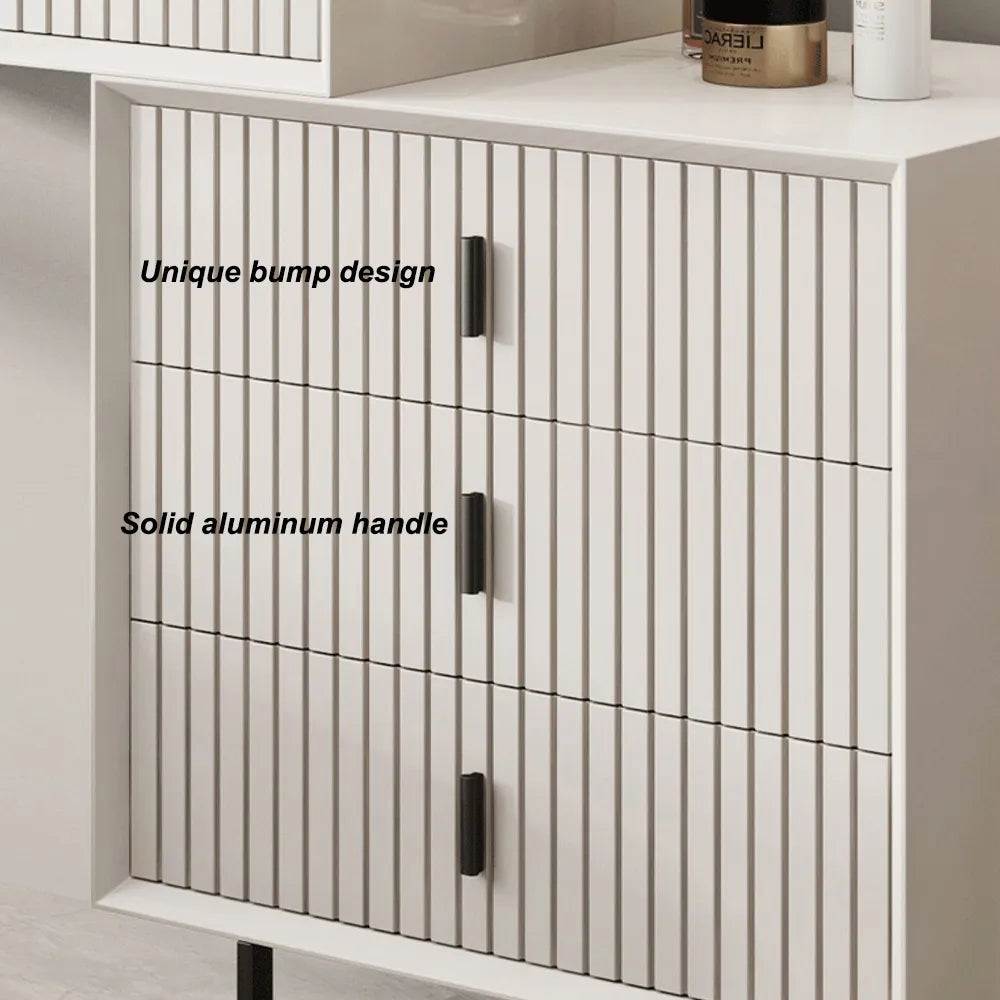Coiffeuse de maquillage moderne et mémorable de 39 pouces
