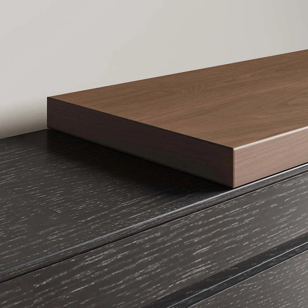 Meuble TV extensible noir moderne