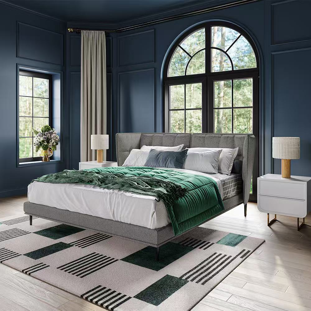 Cadre de lit king size de style moderne