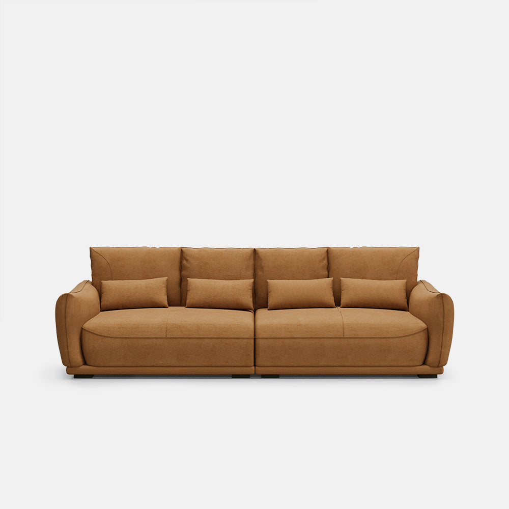 Canapé moderne en tissu suédé de 125,98 pouces