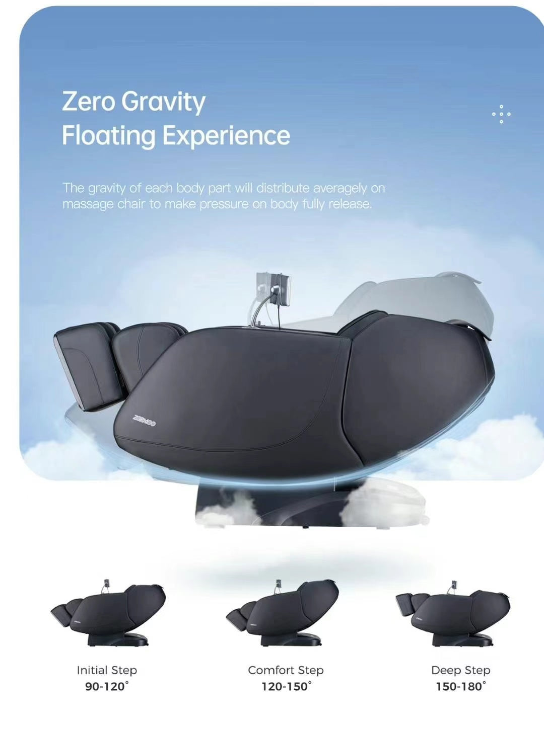 ZORMOO 4D Intelligent Full Body Massage Chair | SL Track · Zero Gravity · AI Body Detection