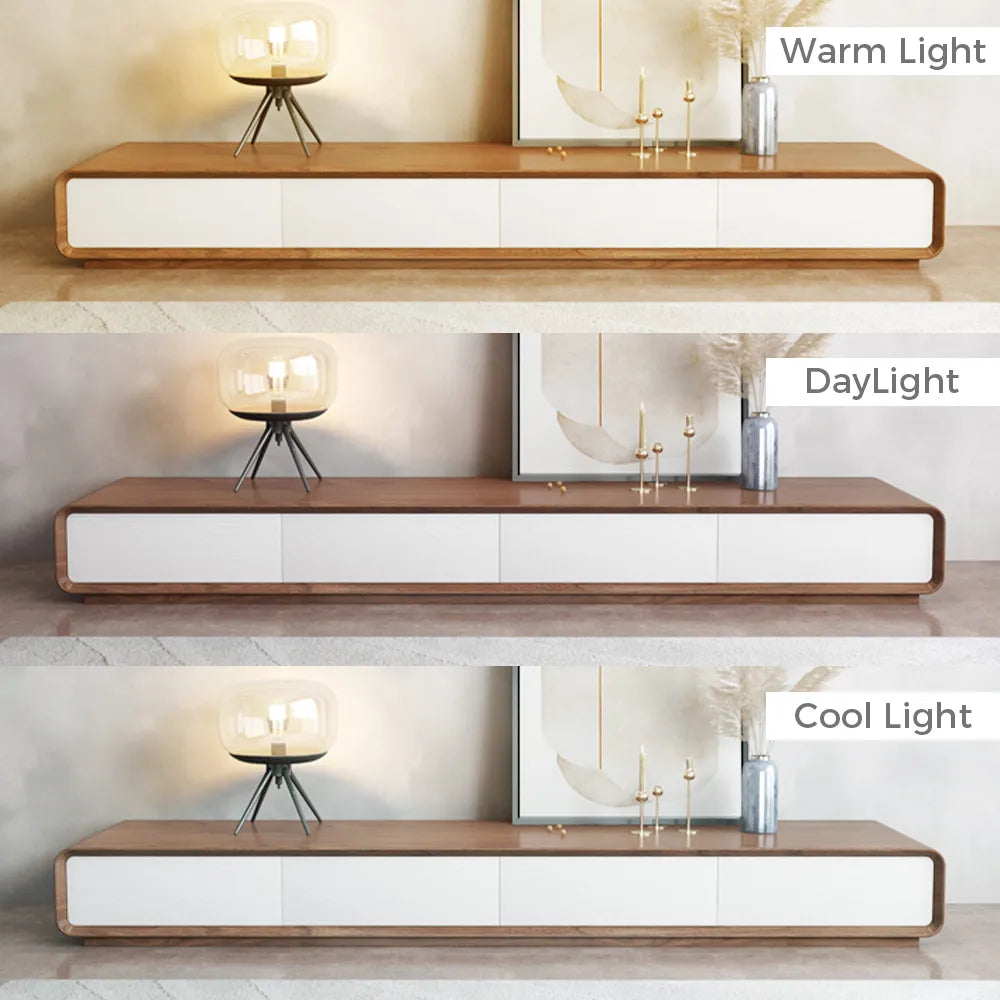 94in Modern Soild Wood TV Stand