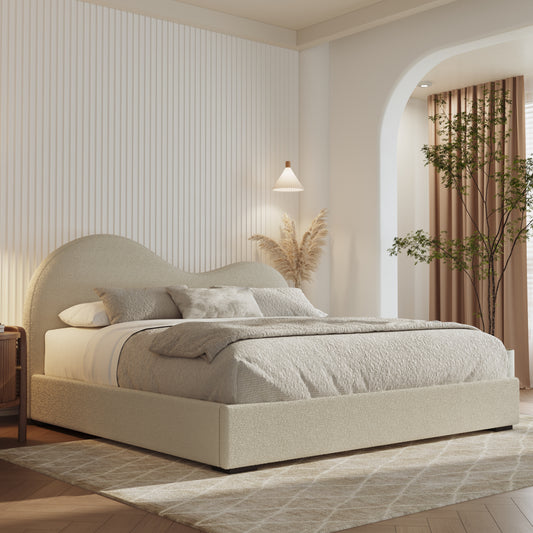 beige-boucle-queen-without-storage-main