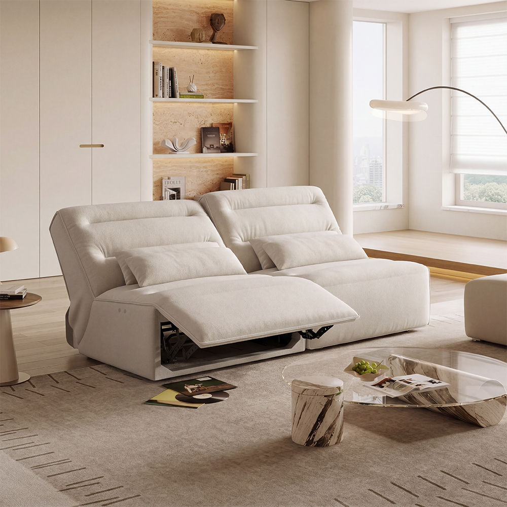 Halune - Causeuse inclinable électrique moderne de 67 po