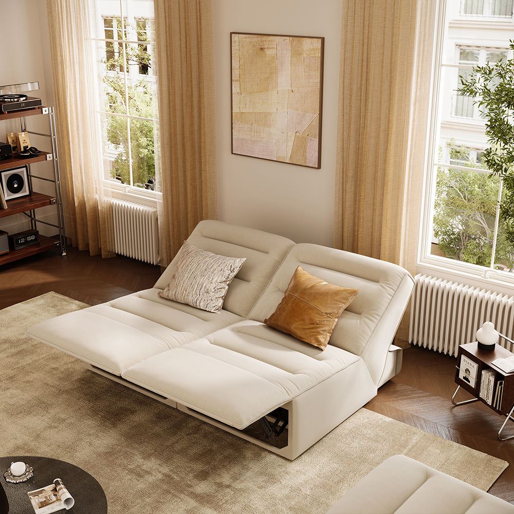 Halune - Causeuse inclinable électrique moderne de 67 po