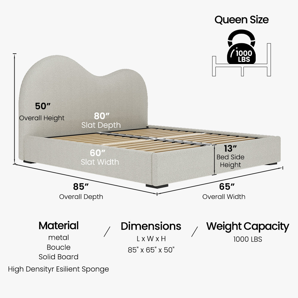 beige-boucle-queen-without-storage-dimensions