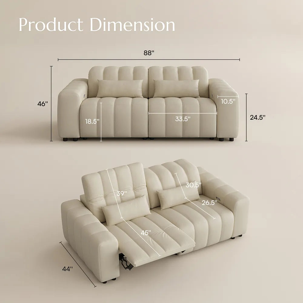 Melody-Dual Power Reclining Loveseat