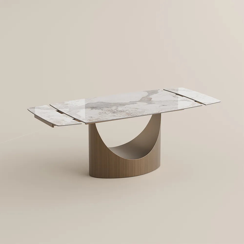 Hobart-Rectangular Sintered Stone Dining Table
