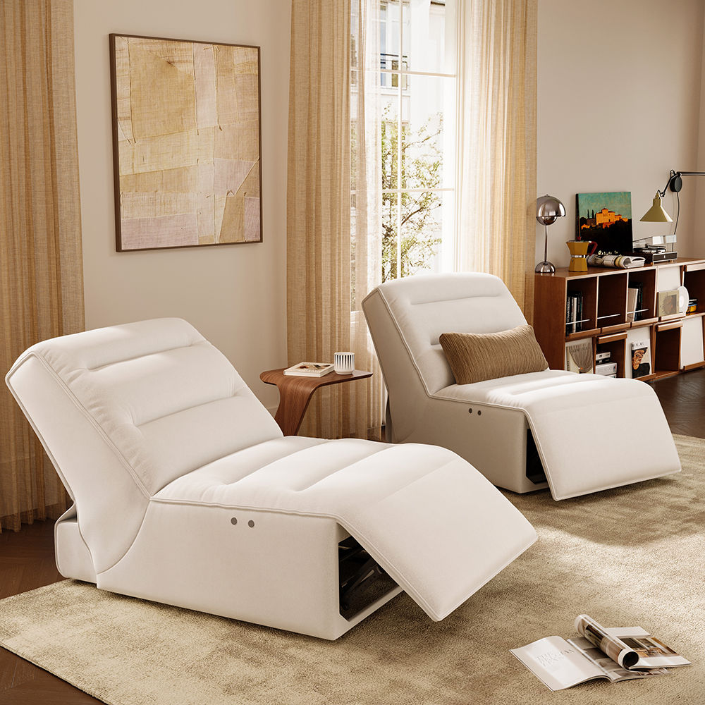 Halune - Causeuse inclinable électrique moderne de 67 po