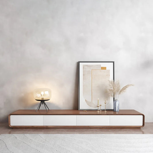 94in Modern Soild Wood TV Stand