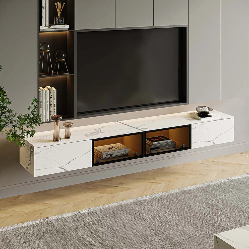 Floating Wall Hung TV Stand — view 1