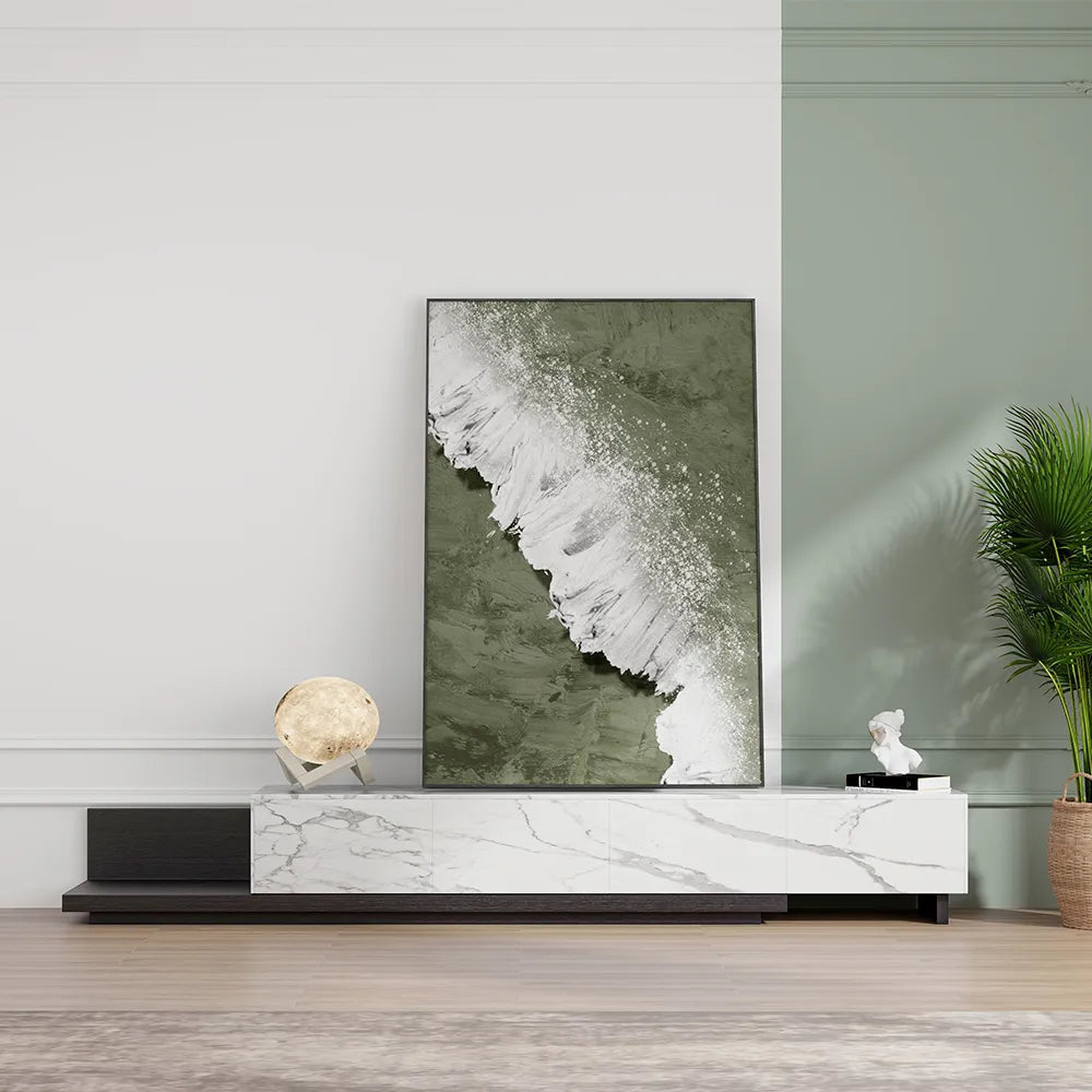 Modern Light Luxury Retractable TV Stand