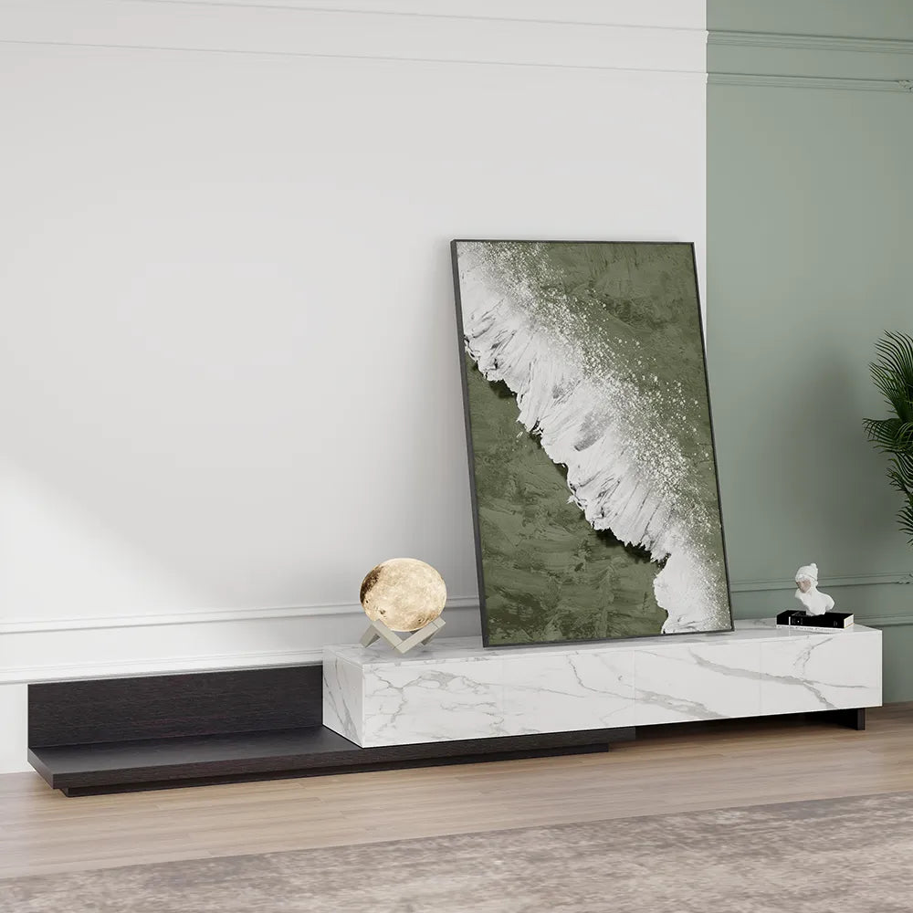 Modern Light Luxury Retractable TV Stand