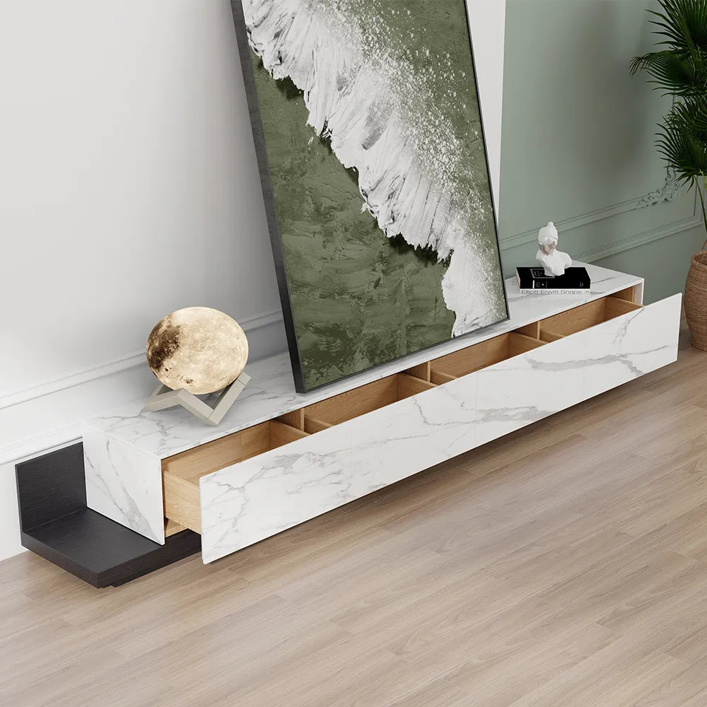 Modern Light Luxury Retractable TV Stand
