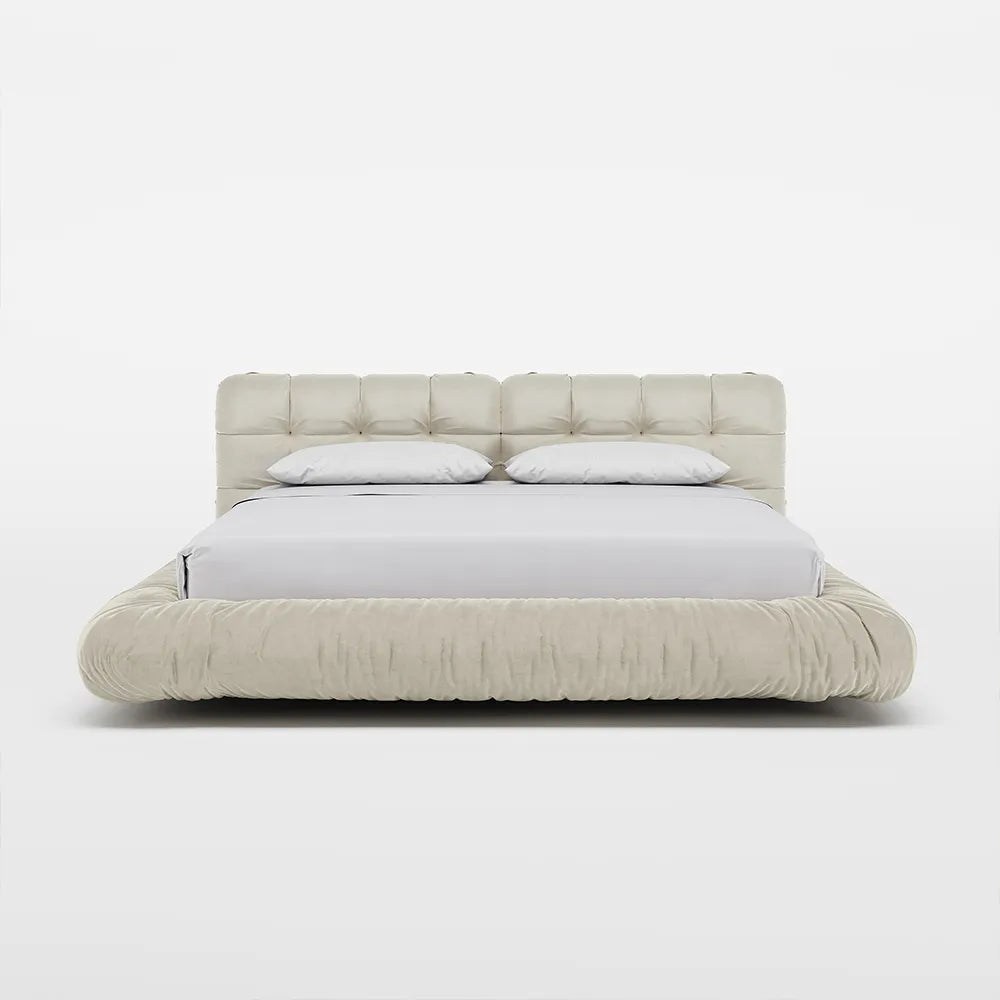 Lit queen size rembourré Marshmallow 