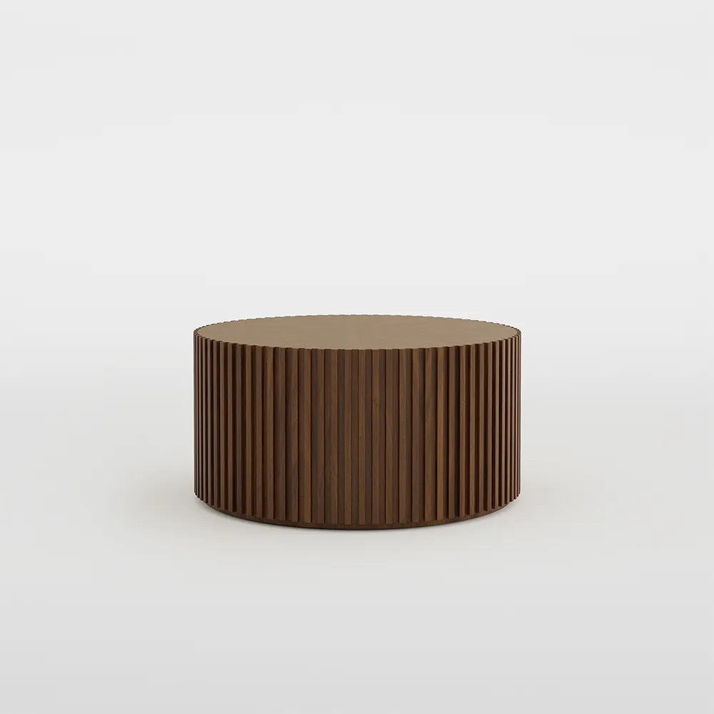 Silva-31.5" Fluted Round Coffee Table