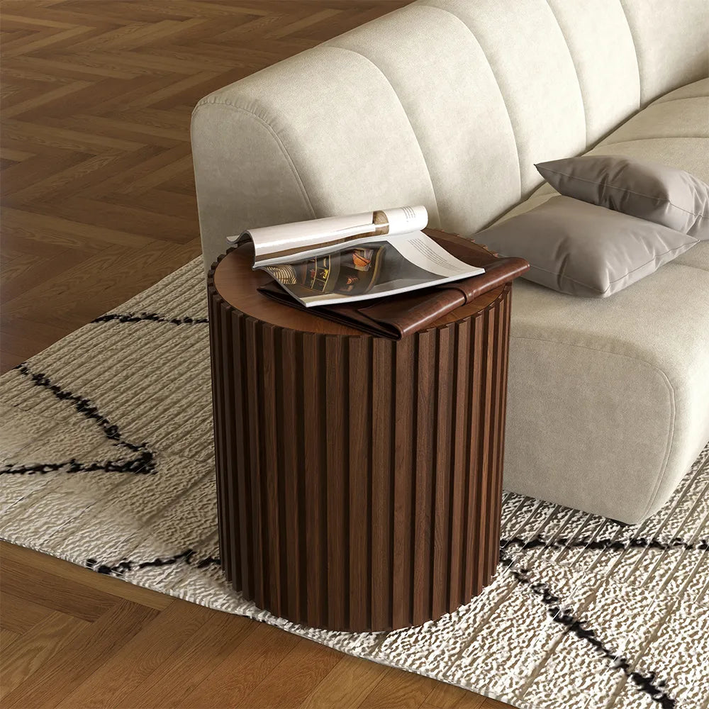 Silva-20" Fluted Round End Table