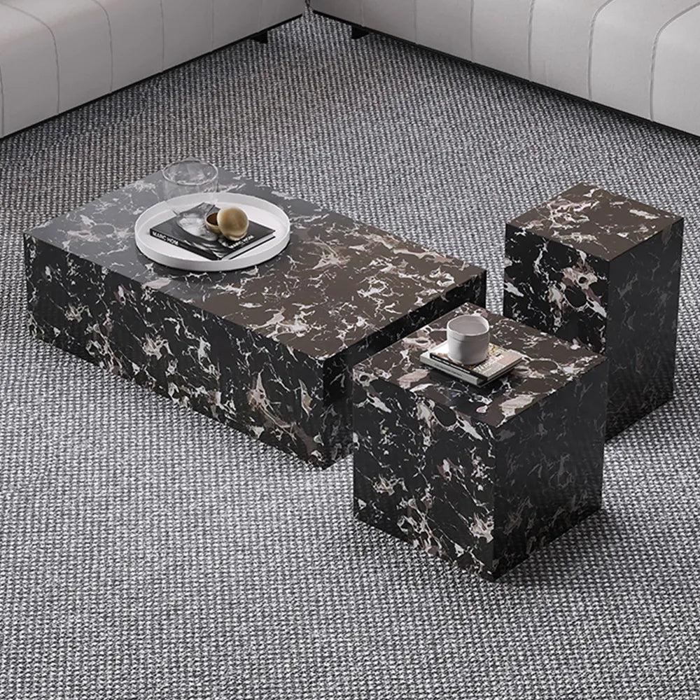 Table basse géométrique moderne 