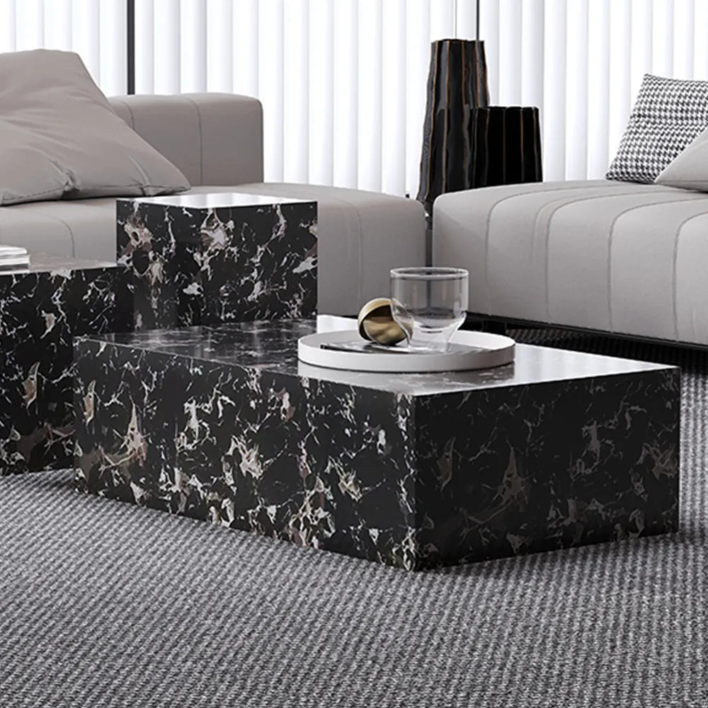 Table basse géométrique moderne 