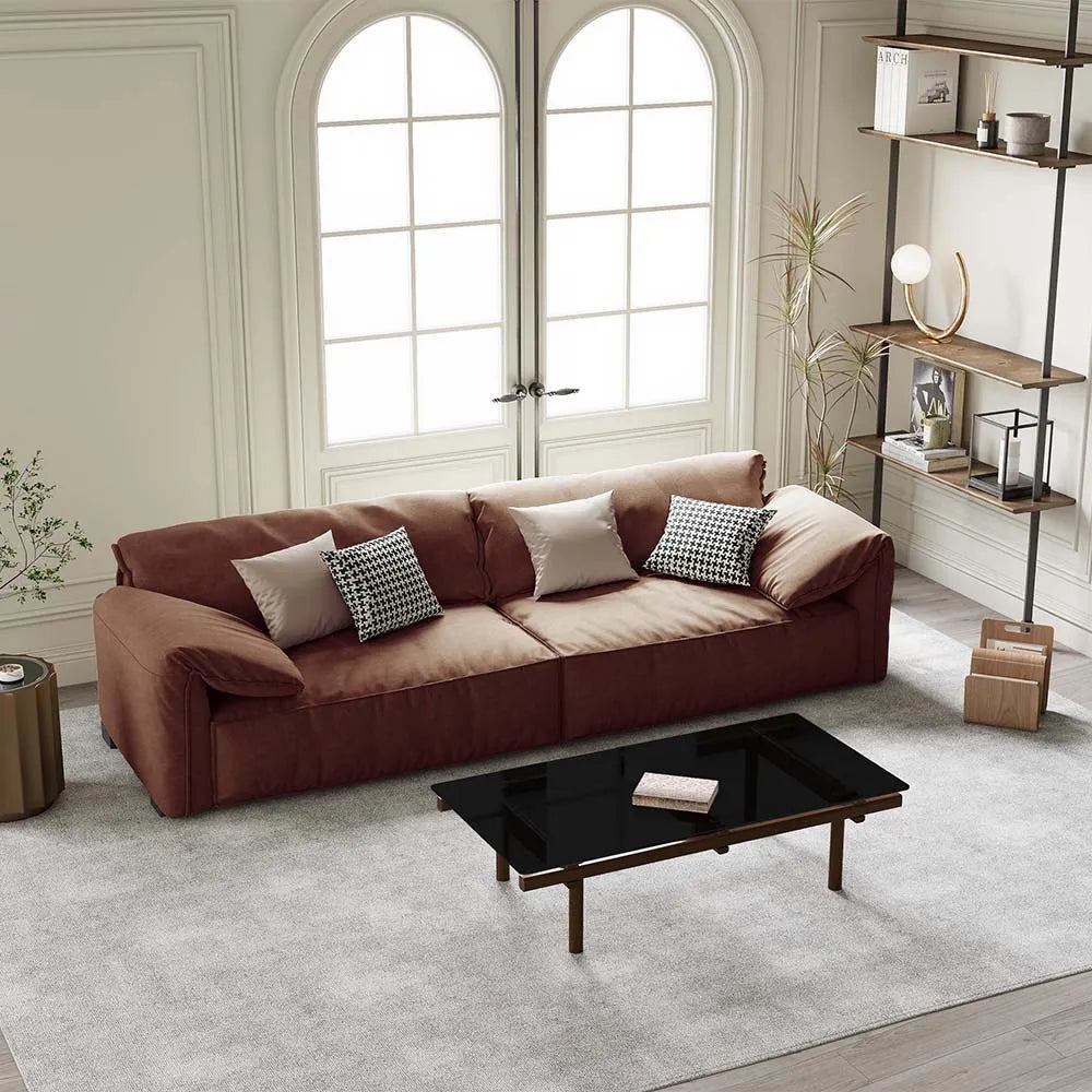 Canapé minimaliste à assise profonde