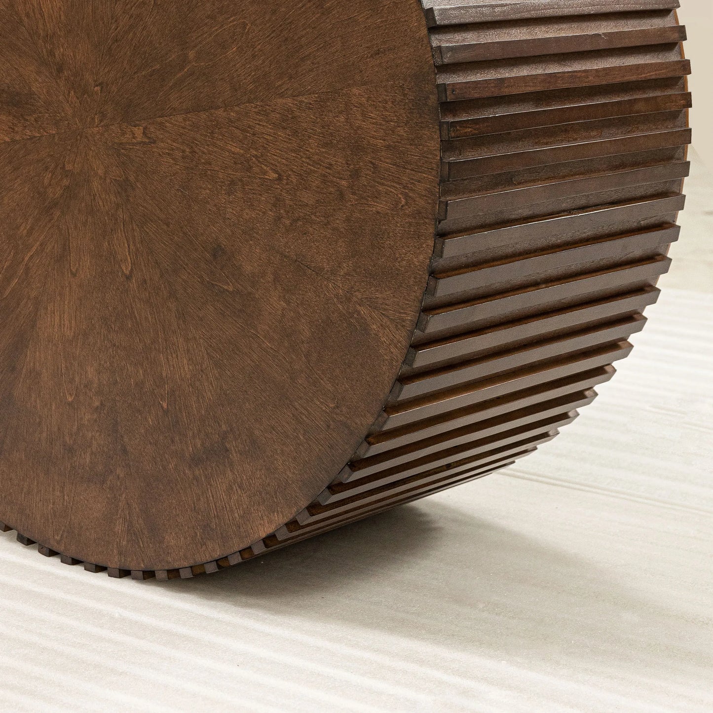 Silva-31.5" Fluted Round Coffee Table