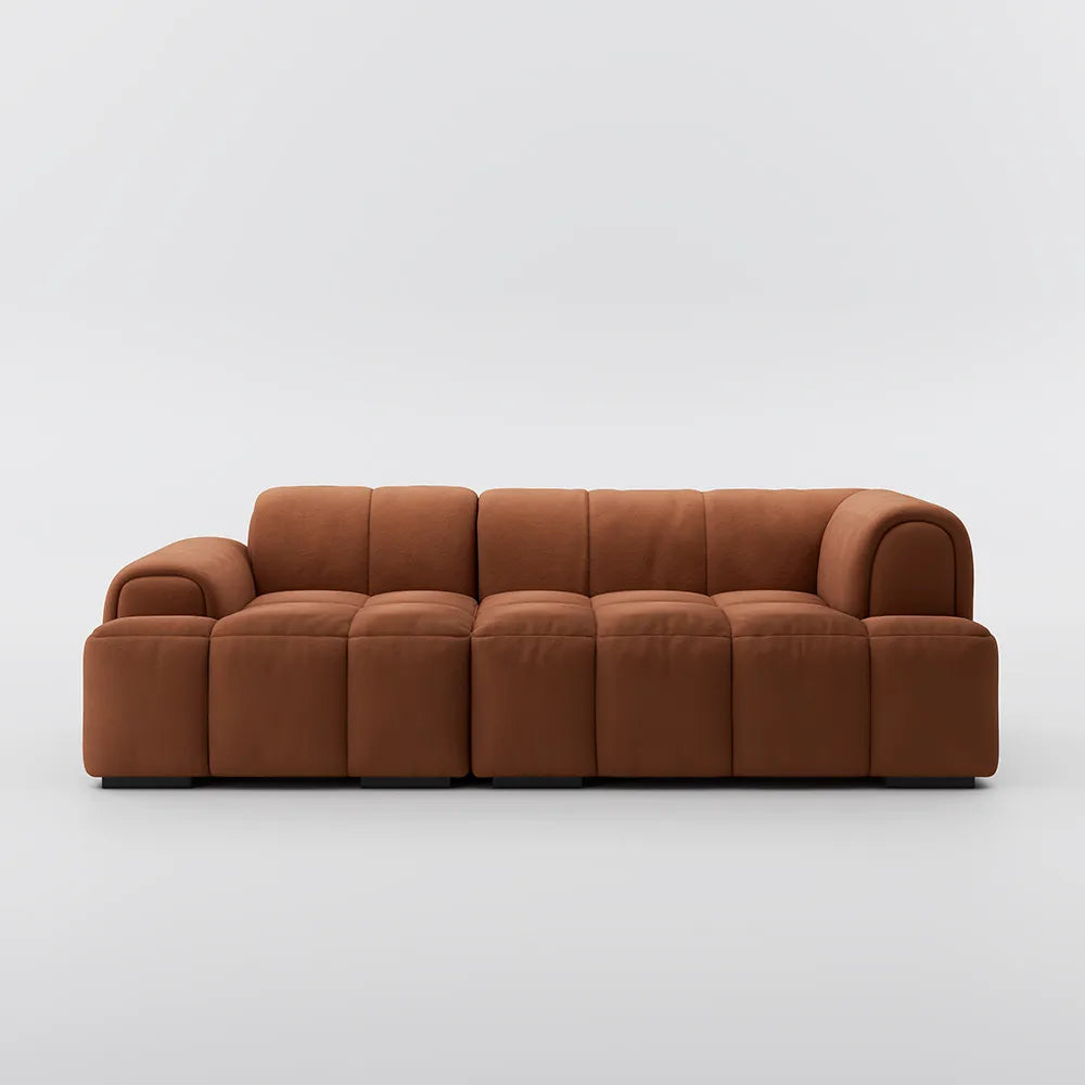 82.5 inch modern cube sofa