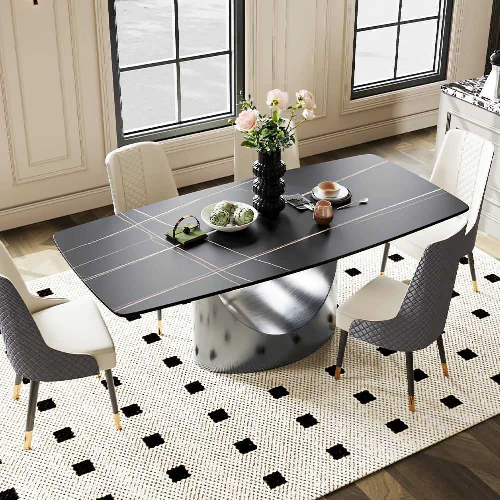63in Hobart - Rectangular Sintered Stone Dining Table