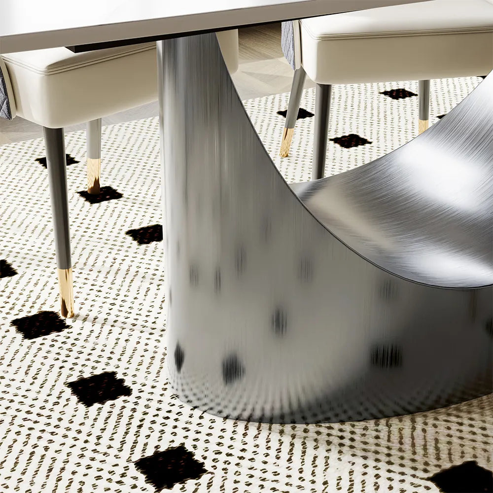 63in Hobart - Rectangular Sintered Stone Dining Table