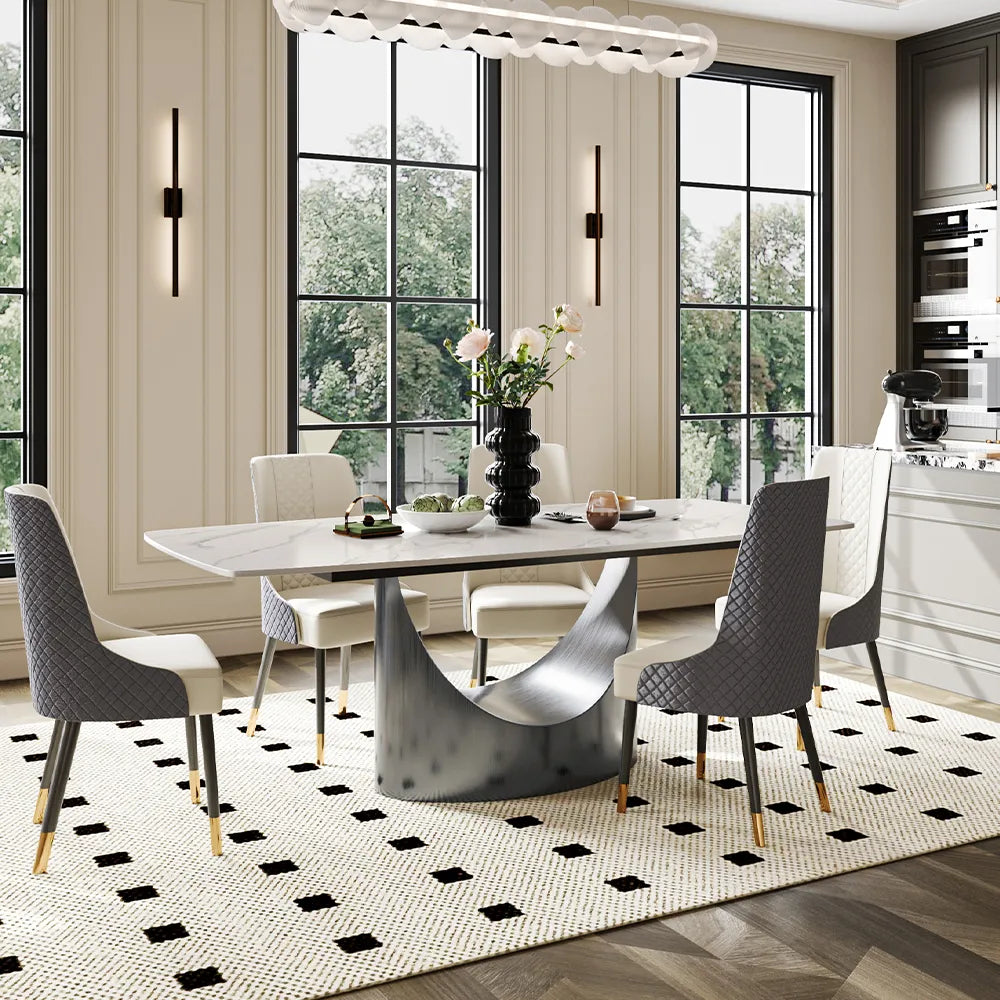71in  Hobart - Rectangular Sintered Stone Dining Table