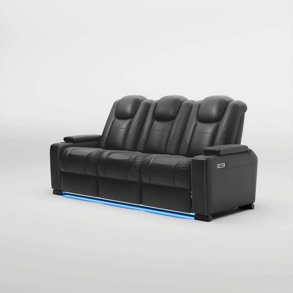 85'' Power Reclining Sofa Home Theather Sofa