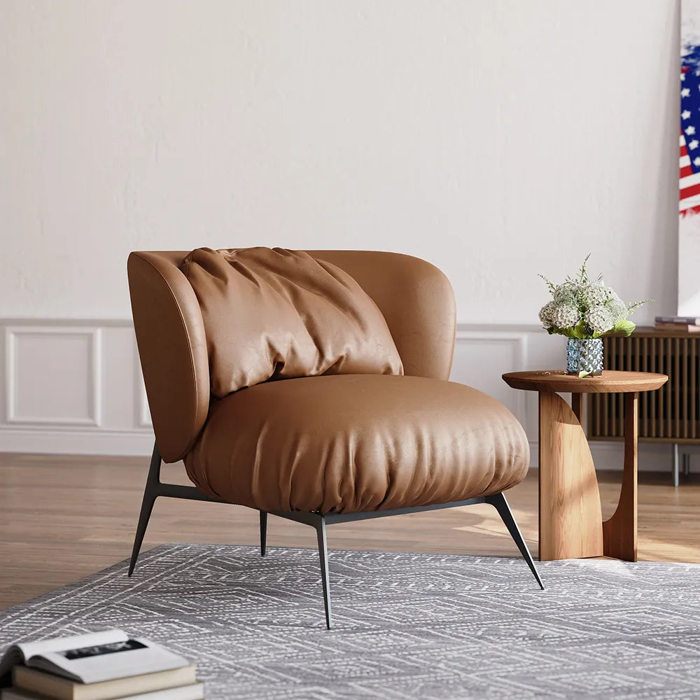 33.46"Mid-Century Modern Accent Chair