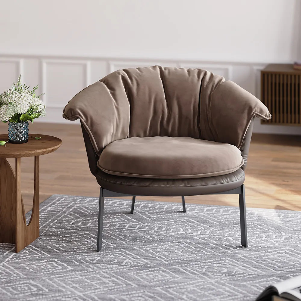 33.46" Mid-century Retro Accent Chair