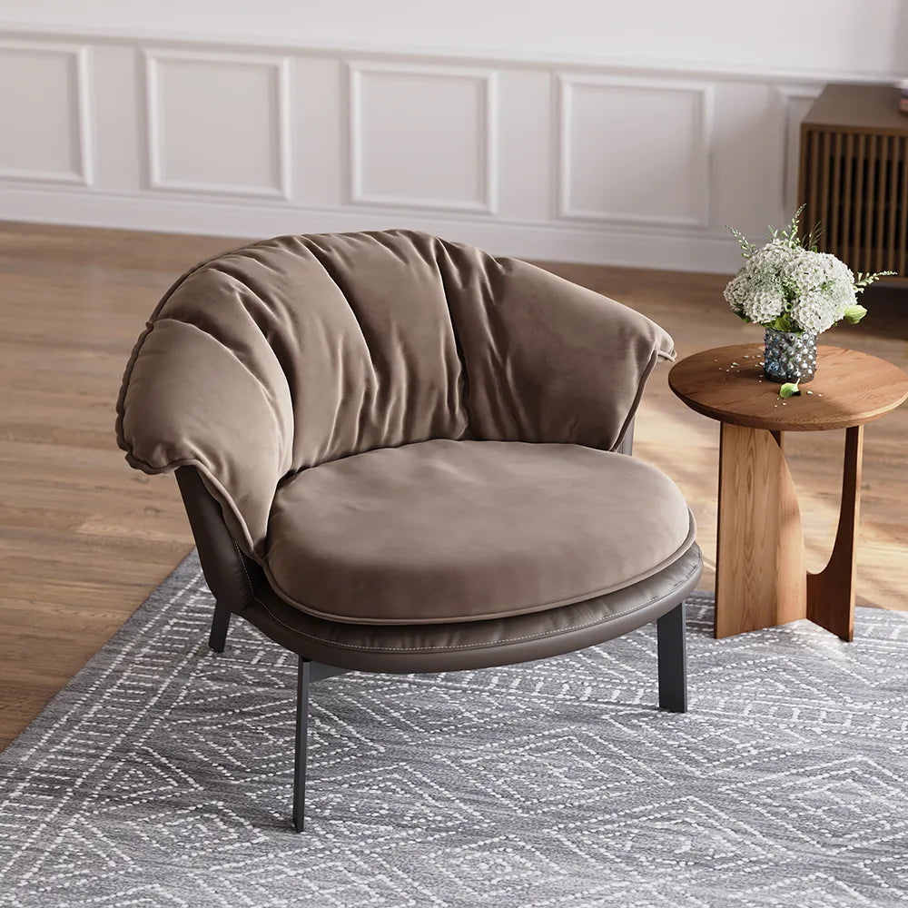 33.46" Mid-century Retro Accent Chair