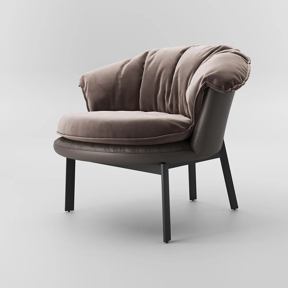 33.46" Mid-century Retro Accent Chair