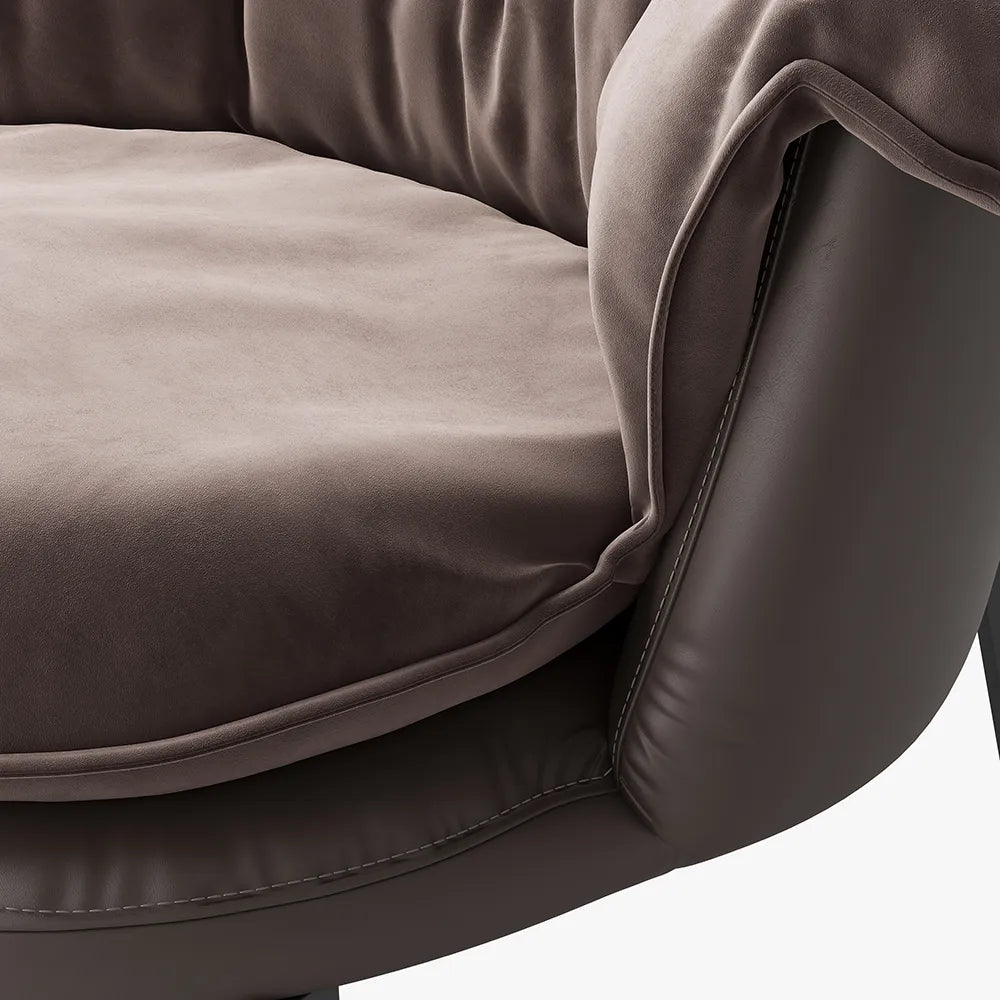 33.46" Mid-century Retro Accent Chair