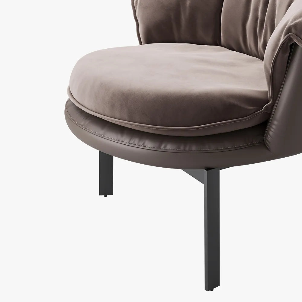 33.46" Mid-century Retro Accent Chair