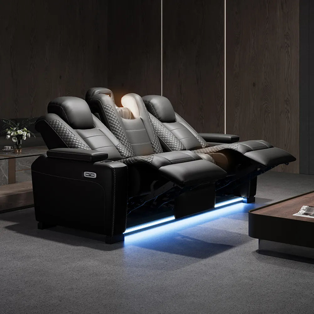 85'' Power Reclining Sofa Home Theather Sofa
