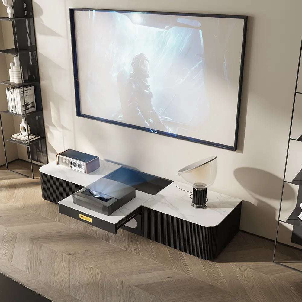 63" Modern TV Stand for Projector
