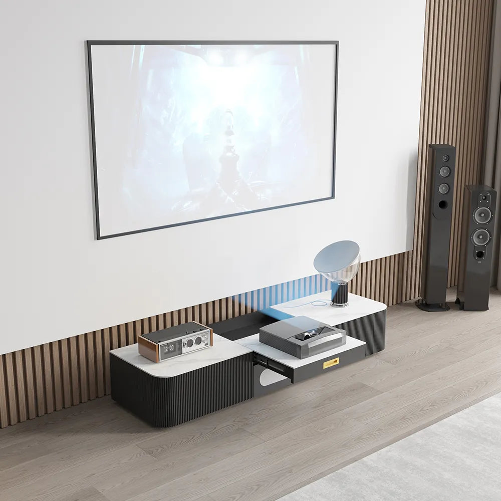 63" Modern TV Stand for Projector